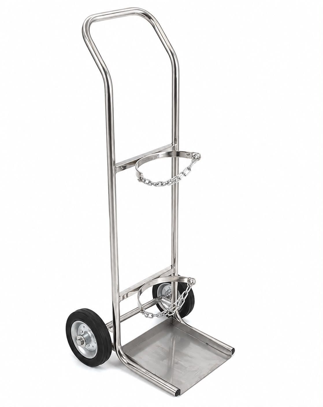 Chariot porte bouteille d'oxygène